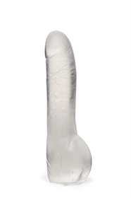 דילדו ריאליסטי שקוף 18 ס״מ – Millenium Jelly Super G