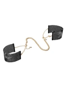 אזיקי ידיים BDSM מרשת מתכת שחורה – Bijoux Indiscrets