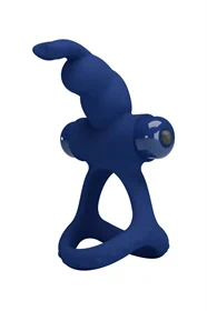 קוקרינג רוטט כפול לפין ולאשכים עם ממריץ דגדגן – Luchito מבית Pretty Love