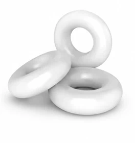 סט 3 טבעות קורינג (Cock Ring) לבנות – 16 / 18 / 20 מ"מ