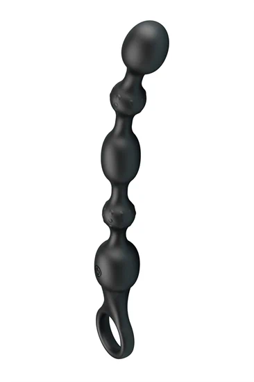 ביצים אנאליות רוטטות 10 מצבים  - Van, USB vibrating anal beads