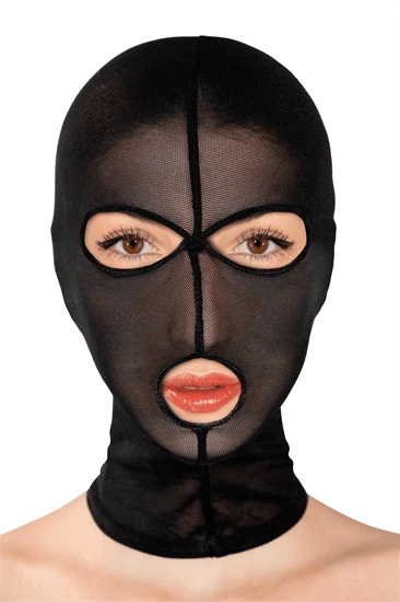 מסכת ראש פטיש BDSM מרשת דקה – Fetish Tentation