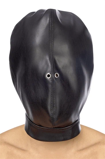 מסכת ראש BDSM סגורה במראה עור – Fetish Tentation