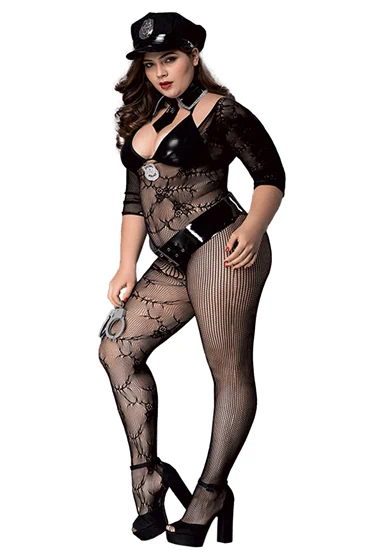 תחפושת שוטרת סקסית XL/XXL – Paris Hollywood