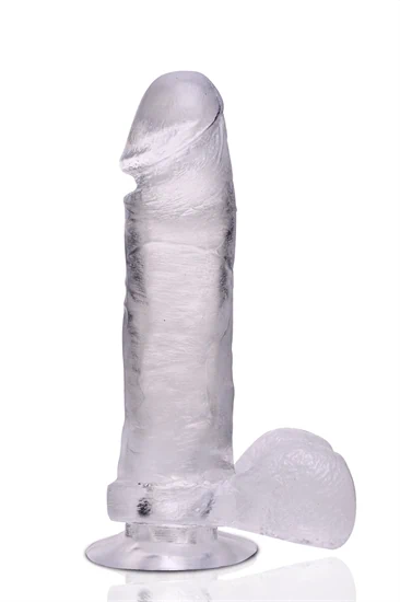 דילדו ריאליסטי Jelly 21 ס״מ עם בסיס ואקום – Real Size Jelly
