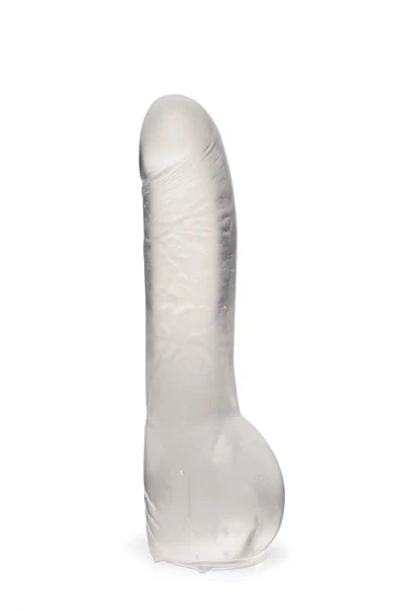 דילדו ריאליסטי שקוף 18 ס״מ – Millenium Jelly Super G