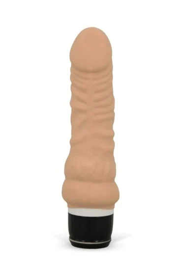 דילדו מסיליקון משובח עם רטט 7 מצבים - CLASSIC SILICONE FLESH