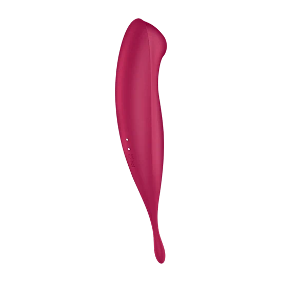 SATISFYER Twirling pro plus - סטיספייר ויברטור יונק+רטט חיצוני+אפליקציה