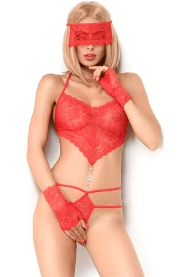 BODY 3 PCS CR3882 ROUG - אדום