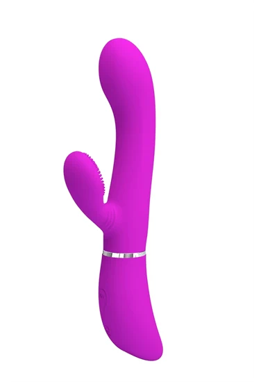 ויברטור ראביט עם אצבע נעה לגירוי הדגדגן – Pretty Love Clitoris Vibrator