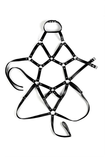 harness - רתמת קשירה מעור טבעוני לנשים
