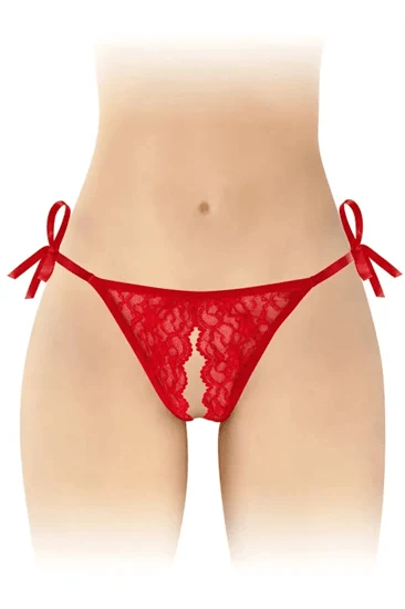 תחתון סקסי פתוח אדום